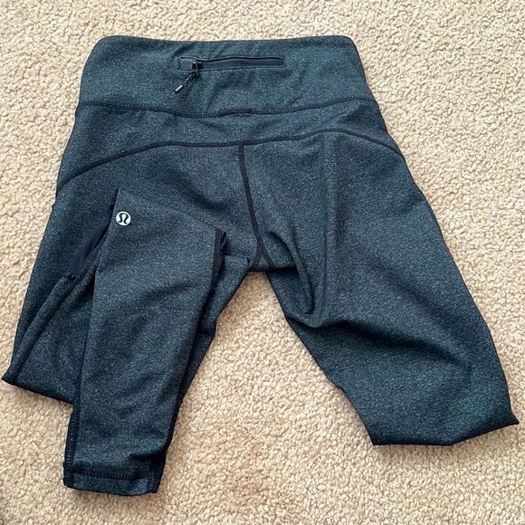 LULULEMON gray full length leggings - Picture 1 of 4